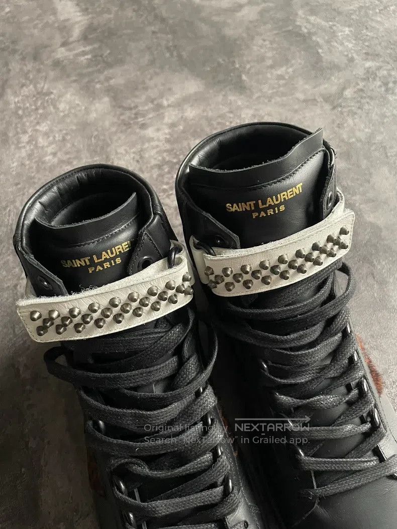 Saint Laurent Paris Saint Laurent Paris Leopard Print Patch Magic Tape Studs S Size US 6.5 / EU 39-40 - 8 Thumbnail
