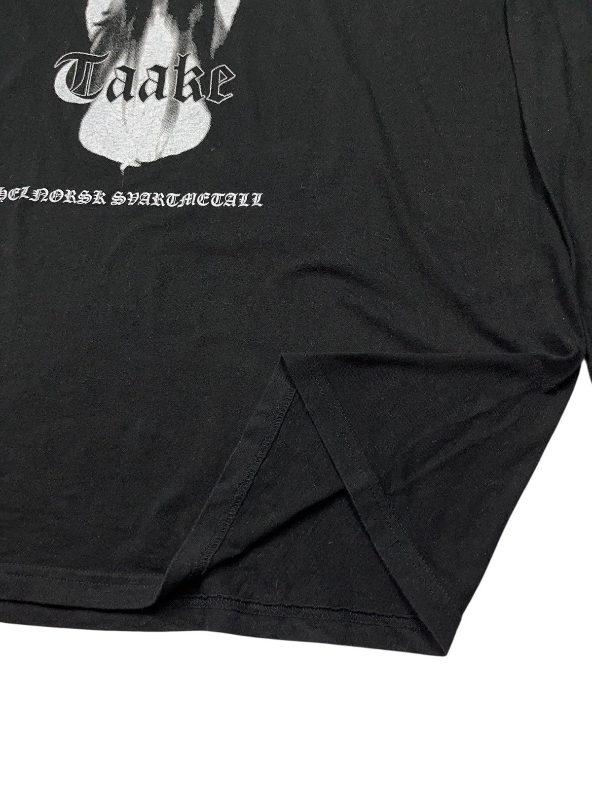 Band Tees Vintage 00a Taake Helnorsk Svartmetall Black Metal LS Shirt Size US XL / EU 56 / 4 - 3 Thumbnail