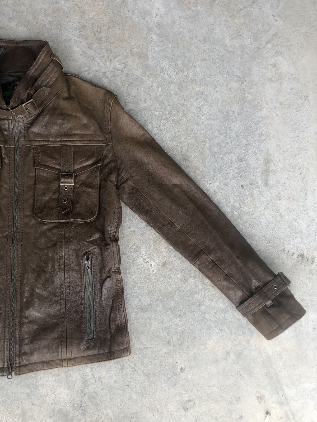 Tornado Mart Tornado Mart Leather Jacket Multipocket Bondage Size US L / EU 52-54 / 3 - 4 Thumbnail