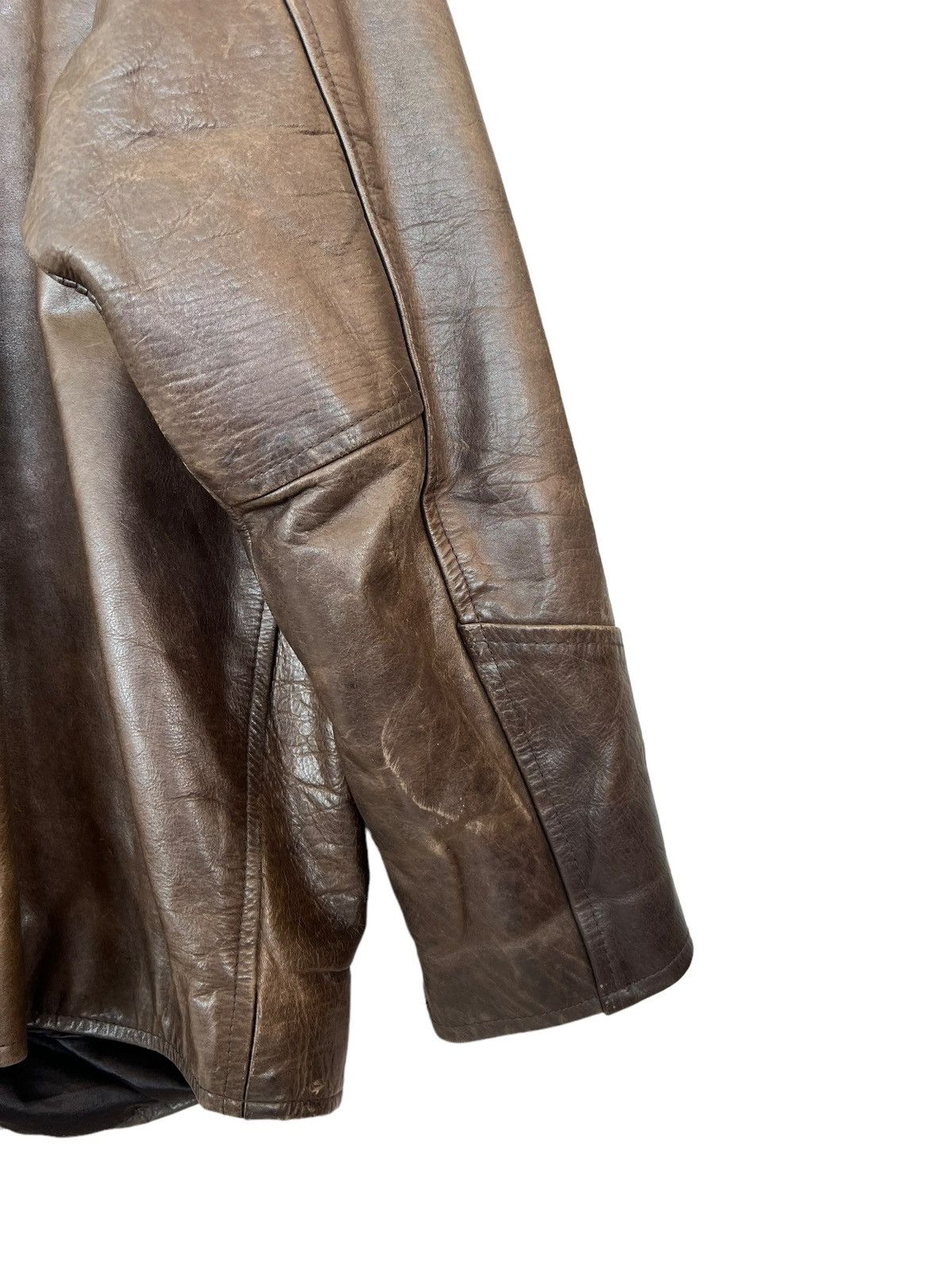Japanese Brand HideDesign Fur Fleece Sunfaded Gothic Jacket Size US L / EU 52-54 / 3 - 9 Thumbnail