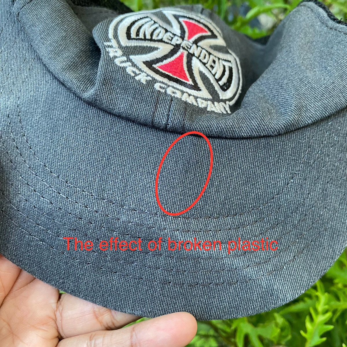 Vintage 90s Independent Truck Company Cap Skate Distressed