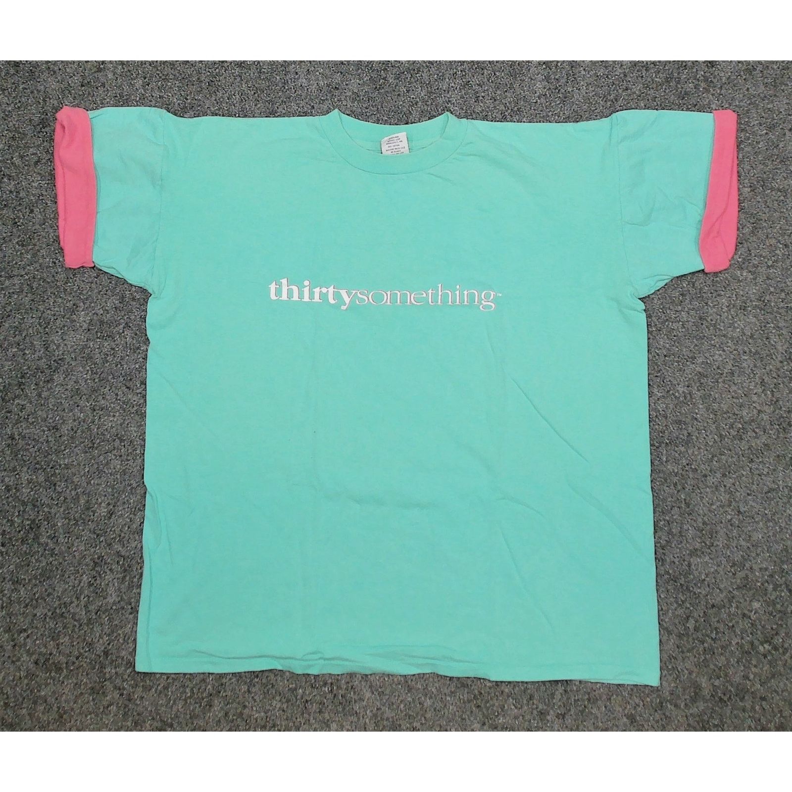 Vintage VTG TV Promo 80s thirtysomething Single Stitch Pastel Tee 2X Size XXL / US 16-18 / IT 52-54 - 3 Thumbnail