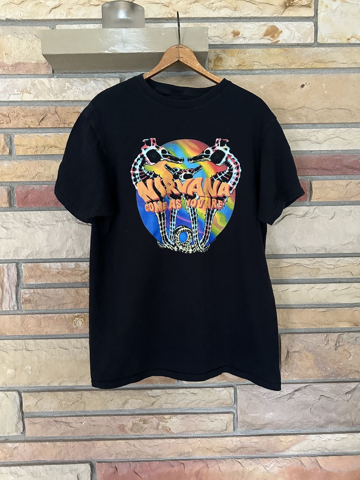 Band Tees Nirvana Come as You Are Seahorse Graphic Tee Size US L / EU 52-54 / 3 - 1 Thumbnail