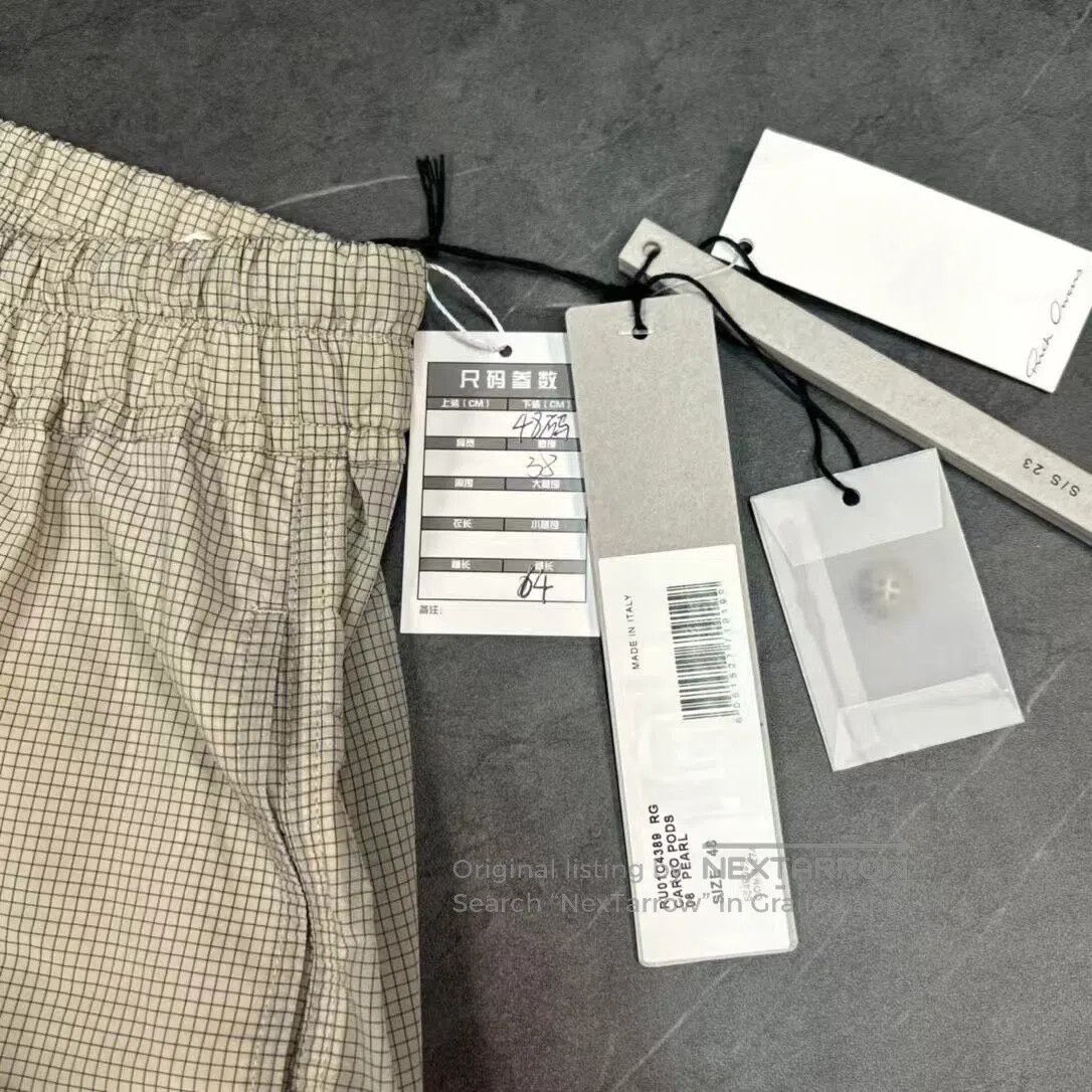 Rick Owens RICK OWENS Mainline Multi-Pocket Cargo Shorts| Size US 32 / EU 48 - 3 Thumbnail