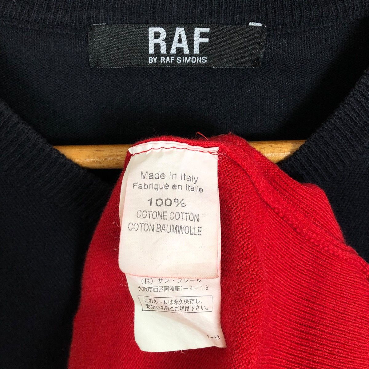 Raf by Raf Simons Raf By Raf Simons V-Neck Jumper Sweatshirt Size US M / EU 48-50 / 2 - 8 Thumbnail