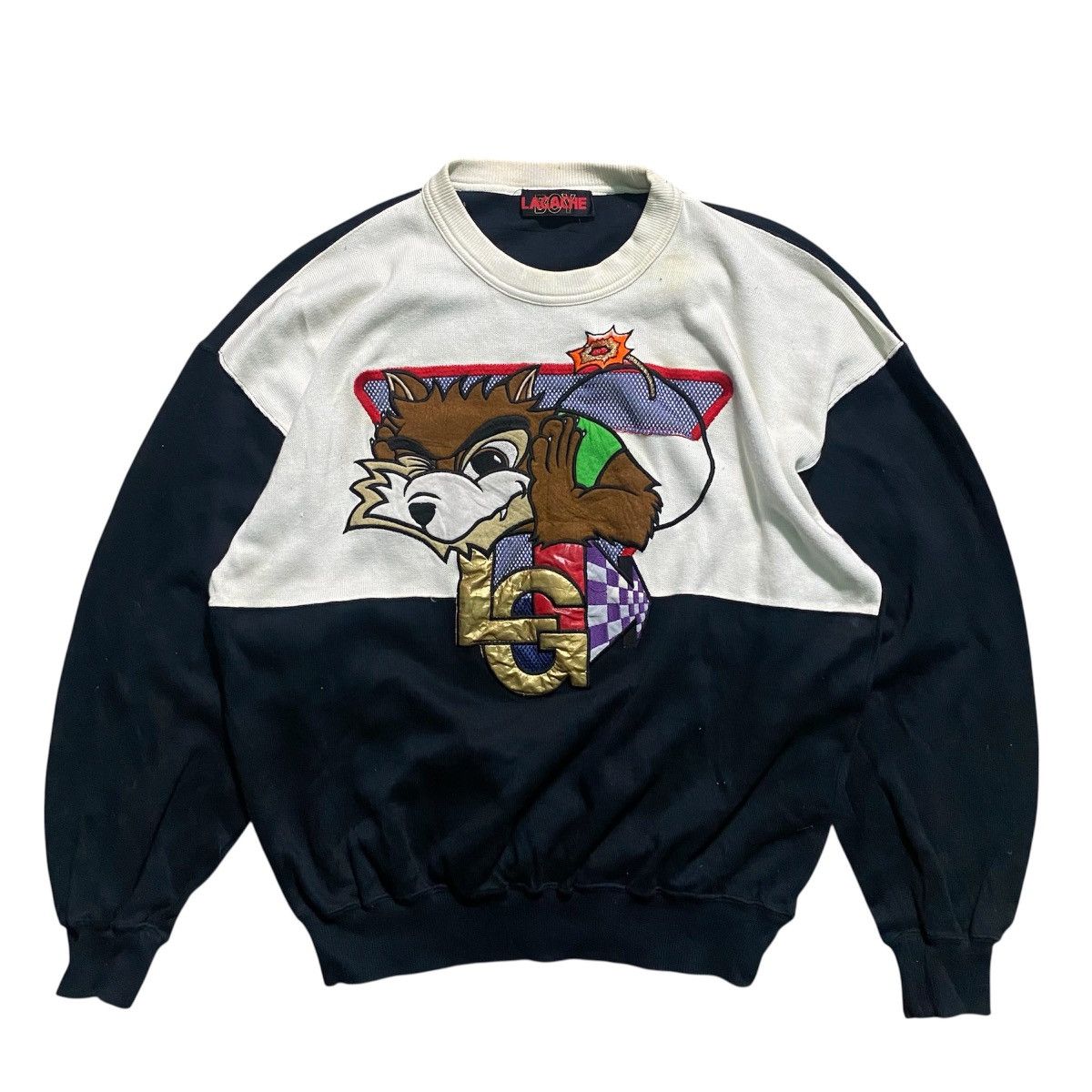 Vintage Vintage Lagache Sweatshirt Size US M / EU 48-50 / 2 - 1 Thumbnail