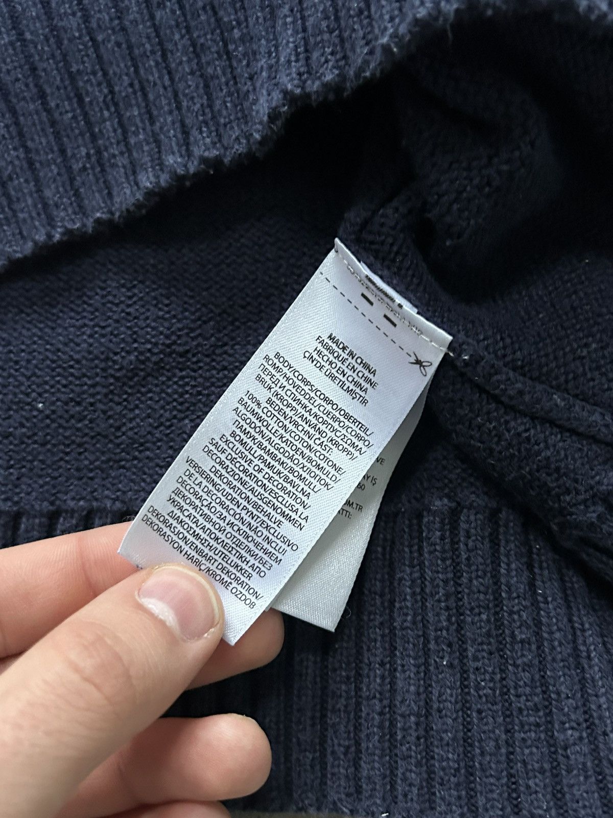 Polo Ralph Lauren Polo RALPH LAUREN sweater cashmere jumper 3/4 navy blue Size US L / EU 52-54 / 3 - 8 Thumbnail