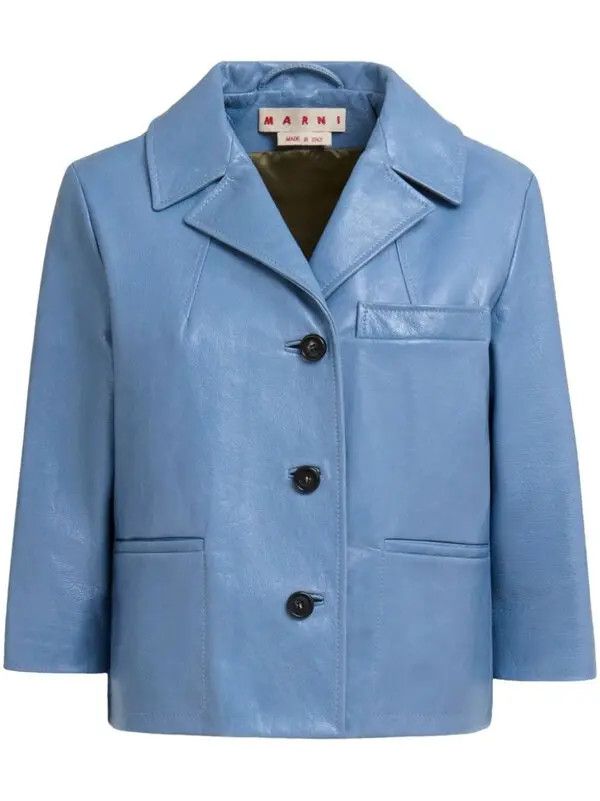 Marni o1w1db11125 Jacket in Blue Size M / US 6-8 / IT 42-44 - 1 Thumbnail