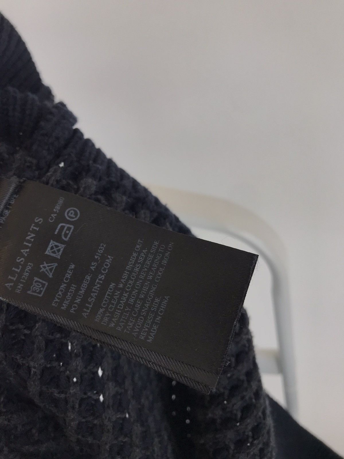 Allsaints All Saints Eudon Crew Sweatshirt Structure Size US S / EU 44-46 / 1 - 4 Thumbnail
