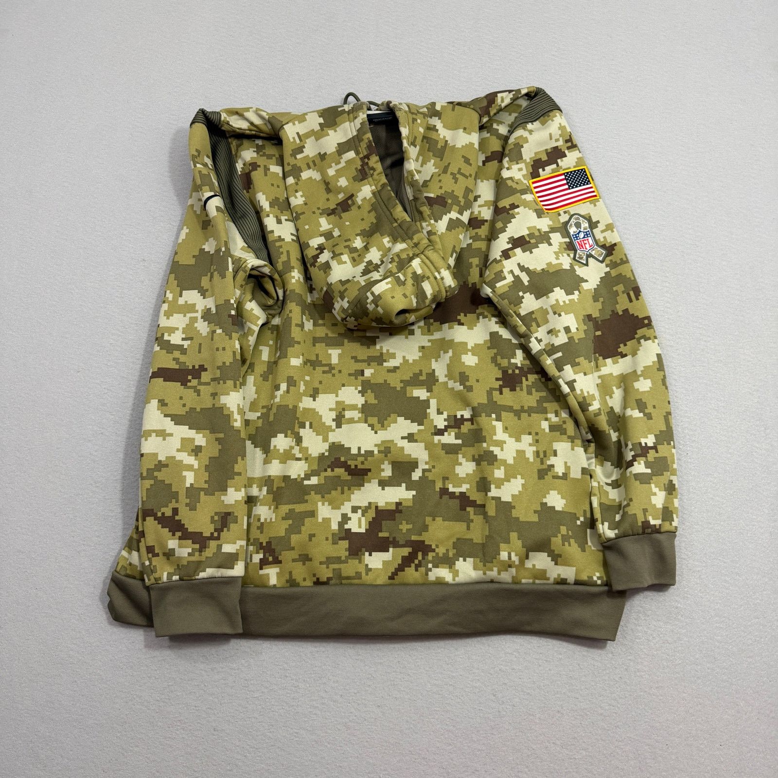 Nike Nike Seattle Seahawks Camo Salute to Service Hoodie 2XL Size US XXL / EU 58 / 5 - 8 Thumbnail