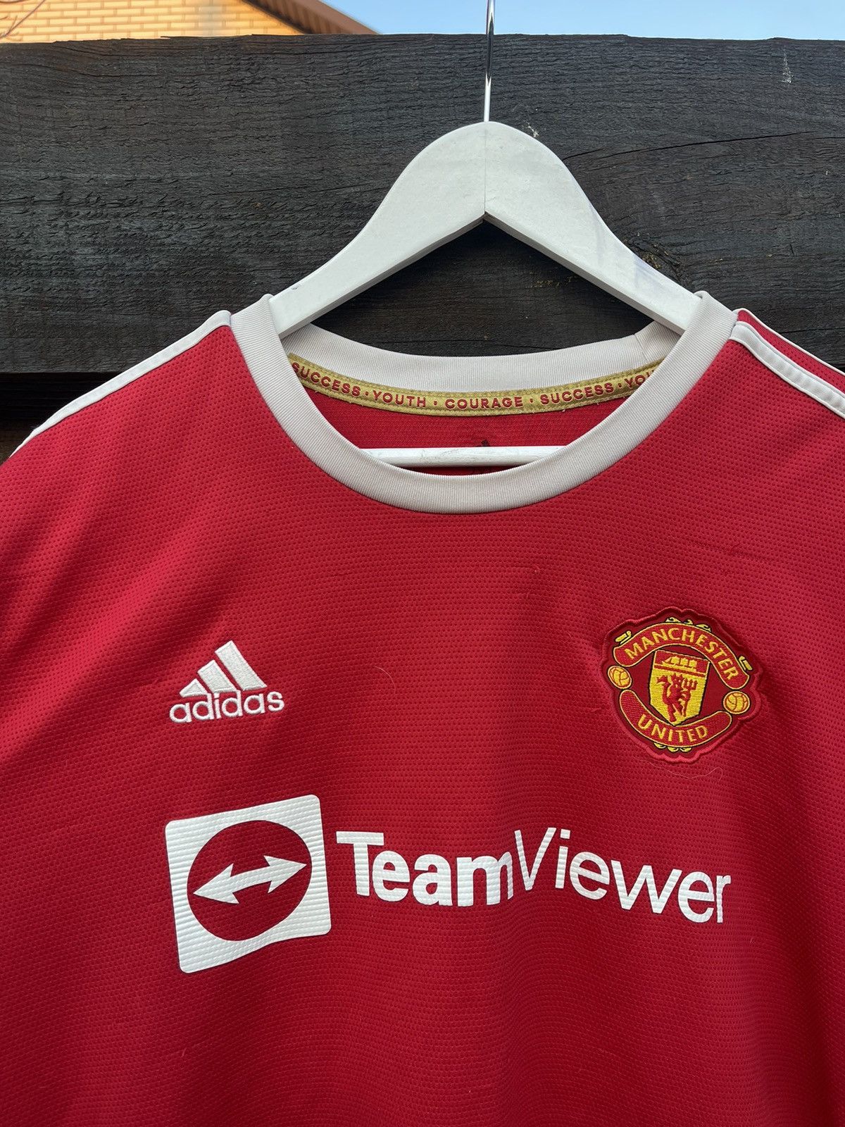 Adidas 2021 Adidas Ronaldo soccer jersey #7 red Size US XXL / EU 58 / 5 - 4 Thumbnail
