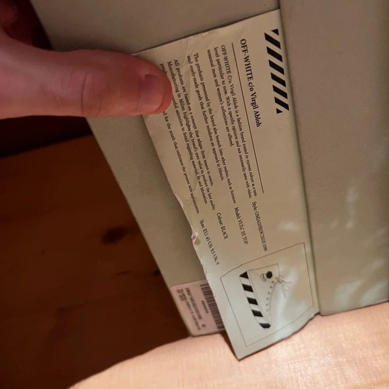 Off-White Off White Vulcanized HI Size US 9.5 / EU 42-43 - 10 Thumbnail