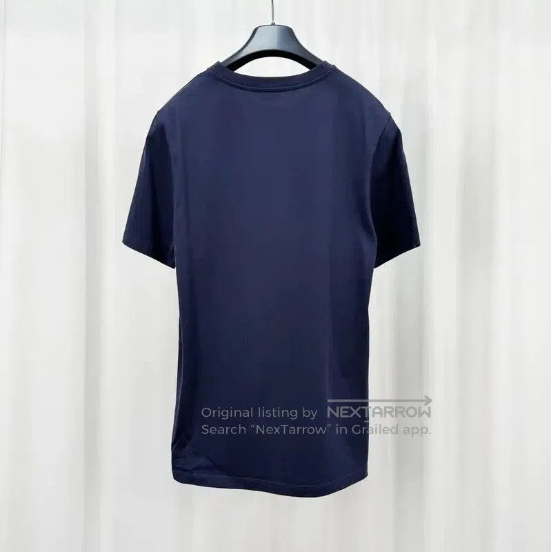 Loewe Loewe Navy Cotton Logo Short Sleeve T-Shirt . Size XS / US 0-2 / IT 36-38 - 2 Thumbnail