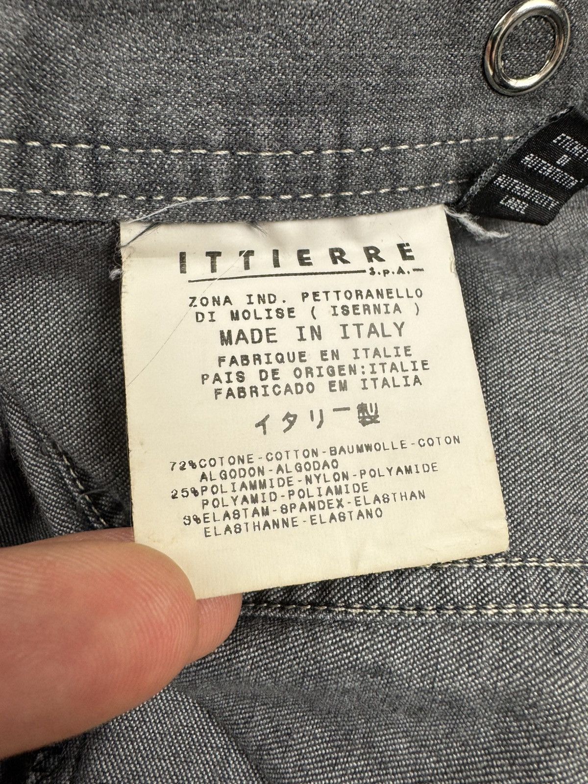 Versace Jeans Couture Vintage 90s Versace Jeans Couture denim cowboy shirt western Size M / US 6-8 / IT 42-44 - 15 Thumbnail