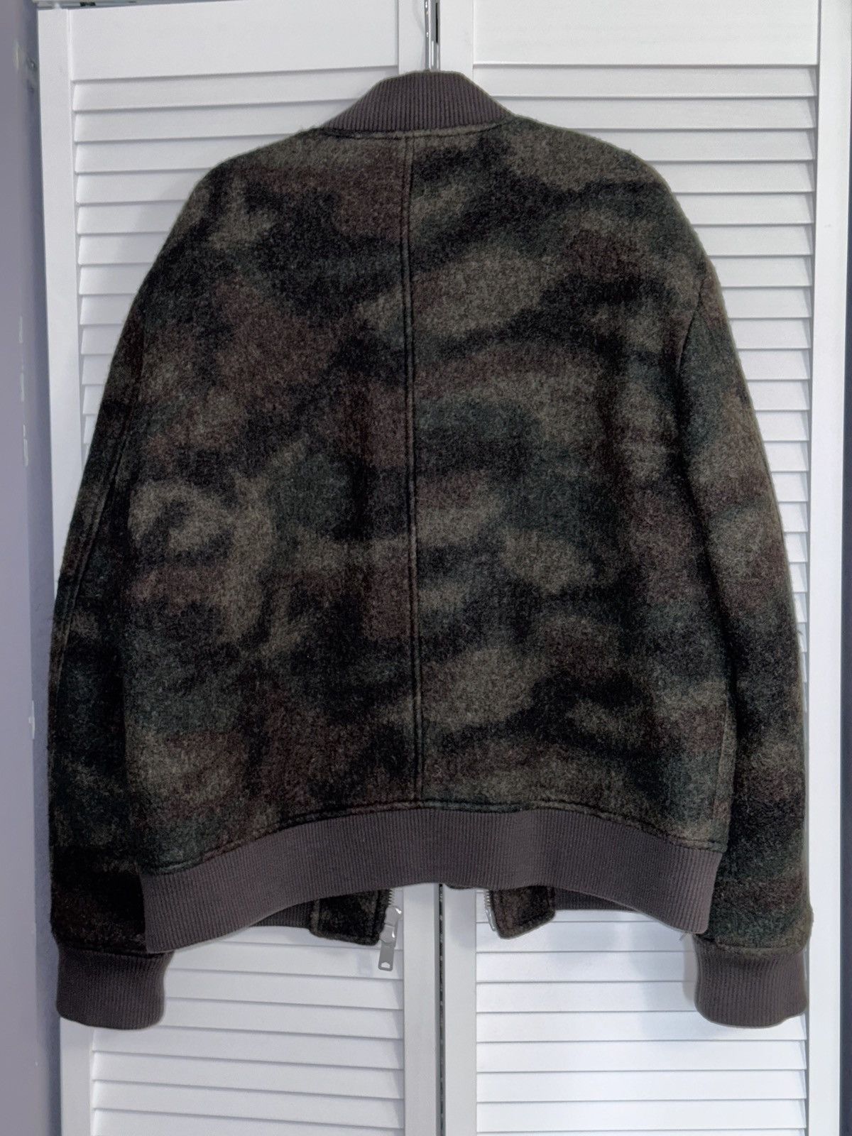 Allsaints Allsaints Bastion Wool Camo Bomber Jacket- Size XL Size US XL / EU 56 / 4 - 7 Thumbnail