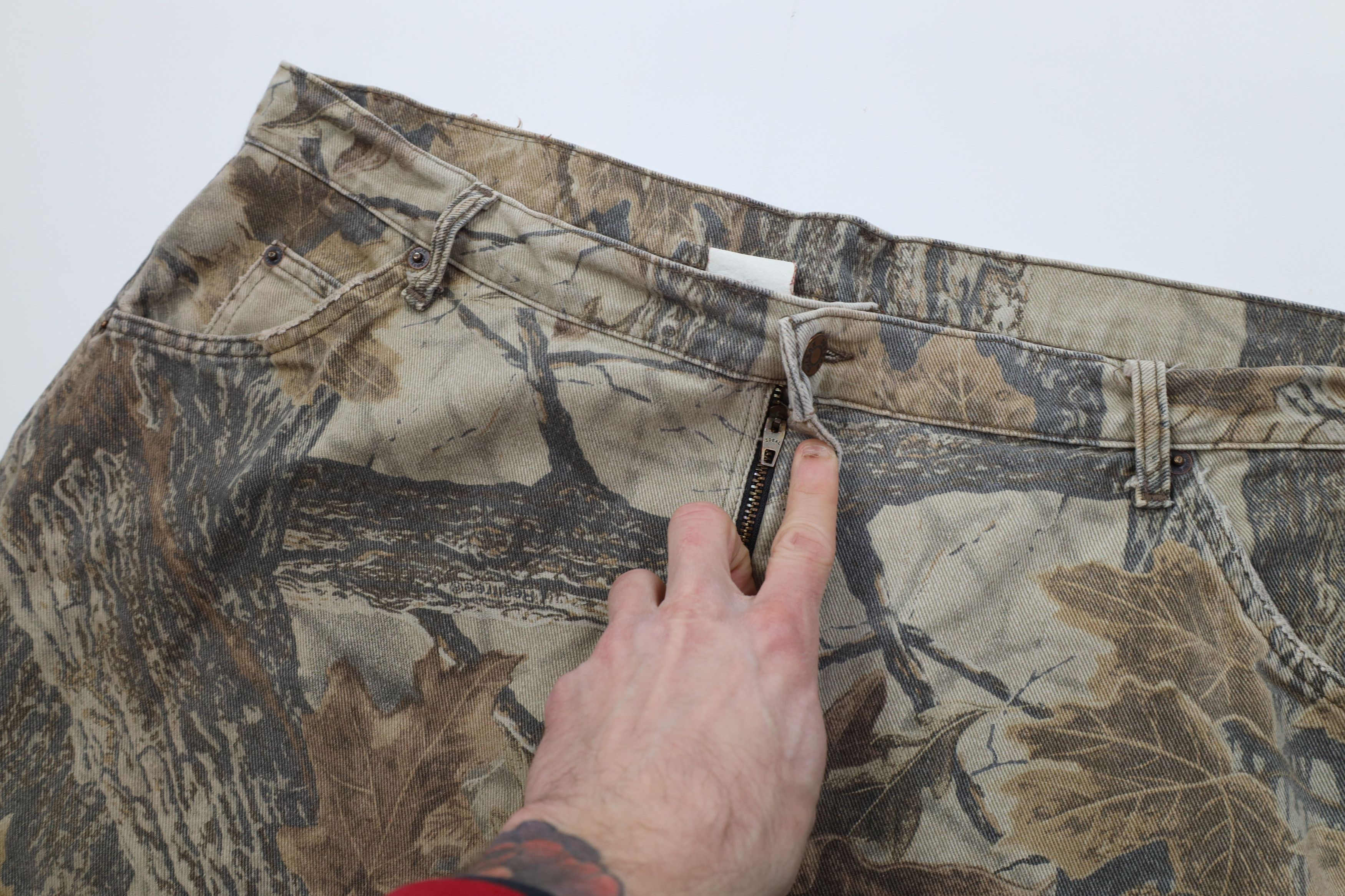 Vintage Vintage 90s Streetwear Camouflage Wide Leg Jeans USA Size US 42 / EU 58 - 8 Thumbnail