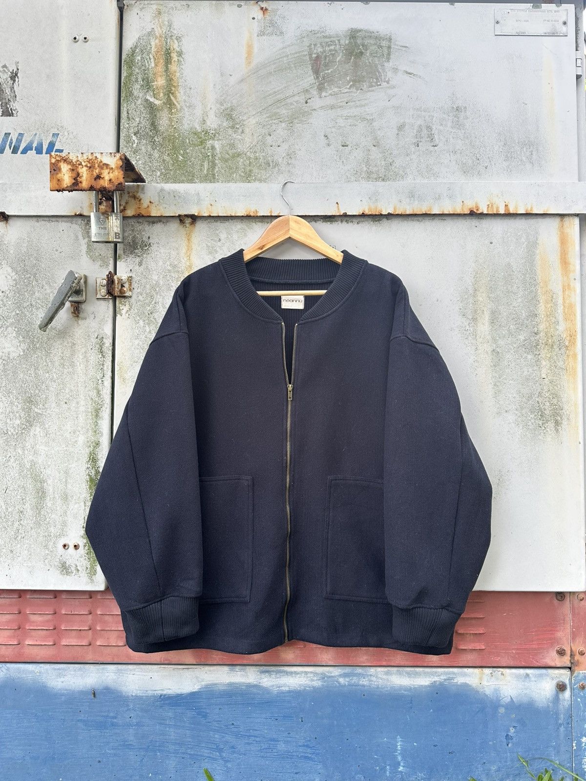 Japanese Brand 👹Noannu Baggy Bomber Jacket Size US L / EU 52-54 / 3 - 1 Thumbnail