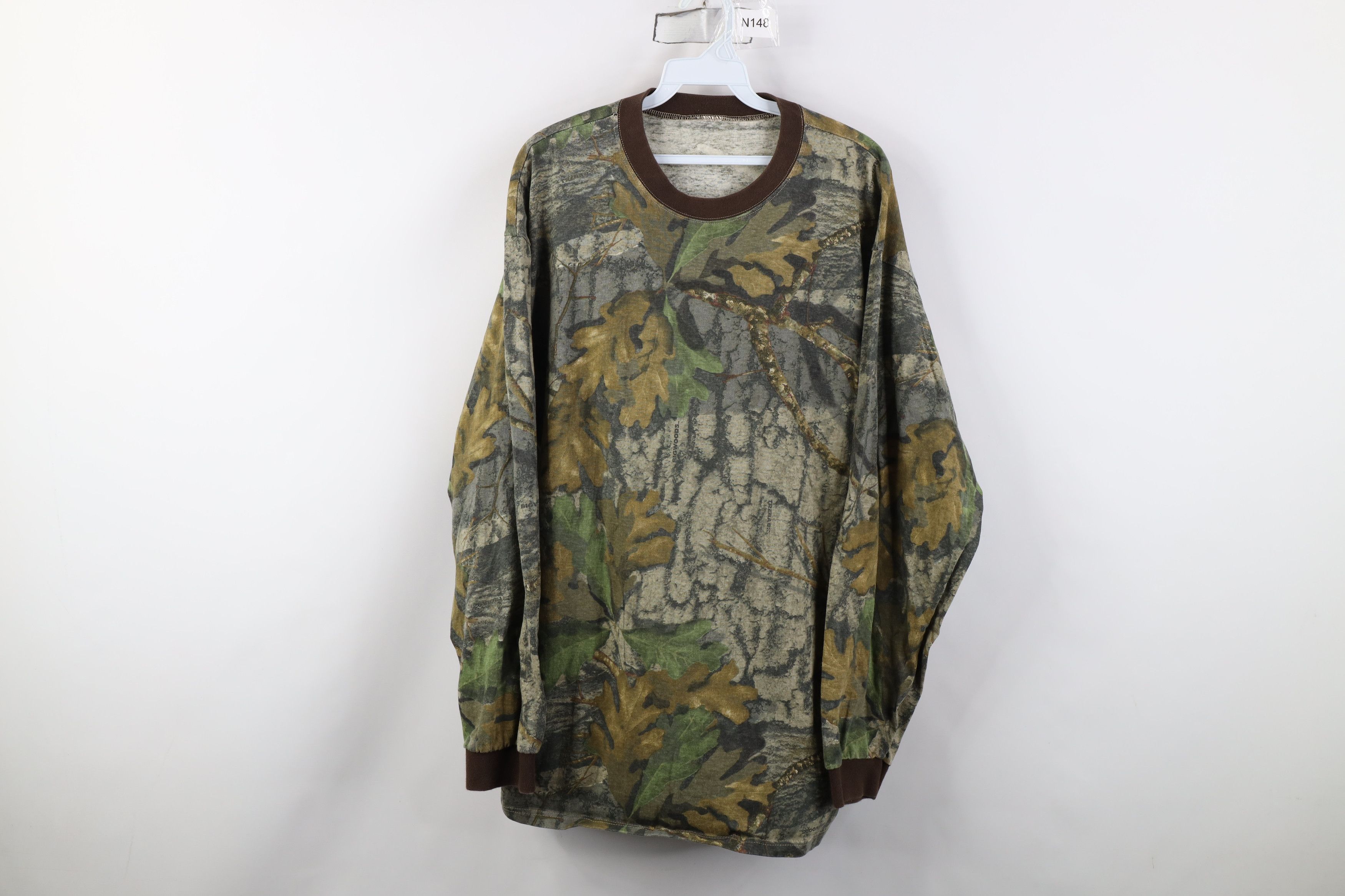 Vintage Vintage 90s Streetwear Camouflage Long Sleeve T-Shirt Cotton Size US XL / EU 56 / 4 - 1 Thumbnail
