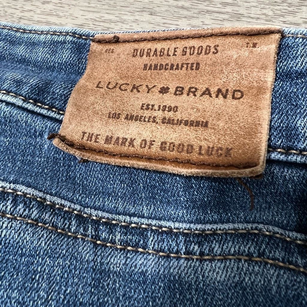 Lucky Brand Ava Skinny Mid-Rise Jeans, Light Fading Blue Den
