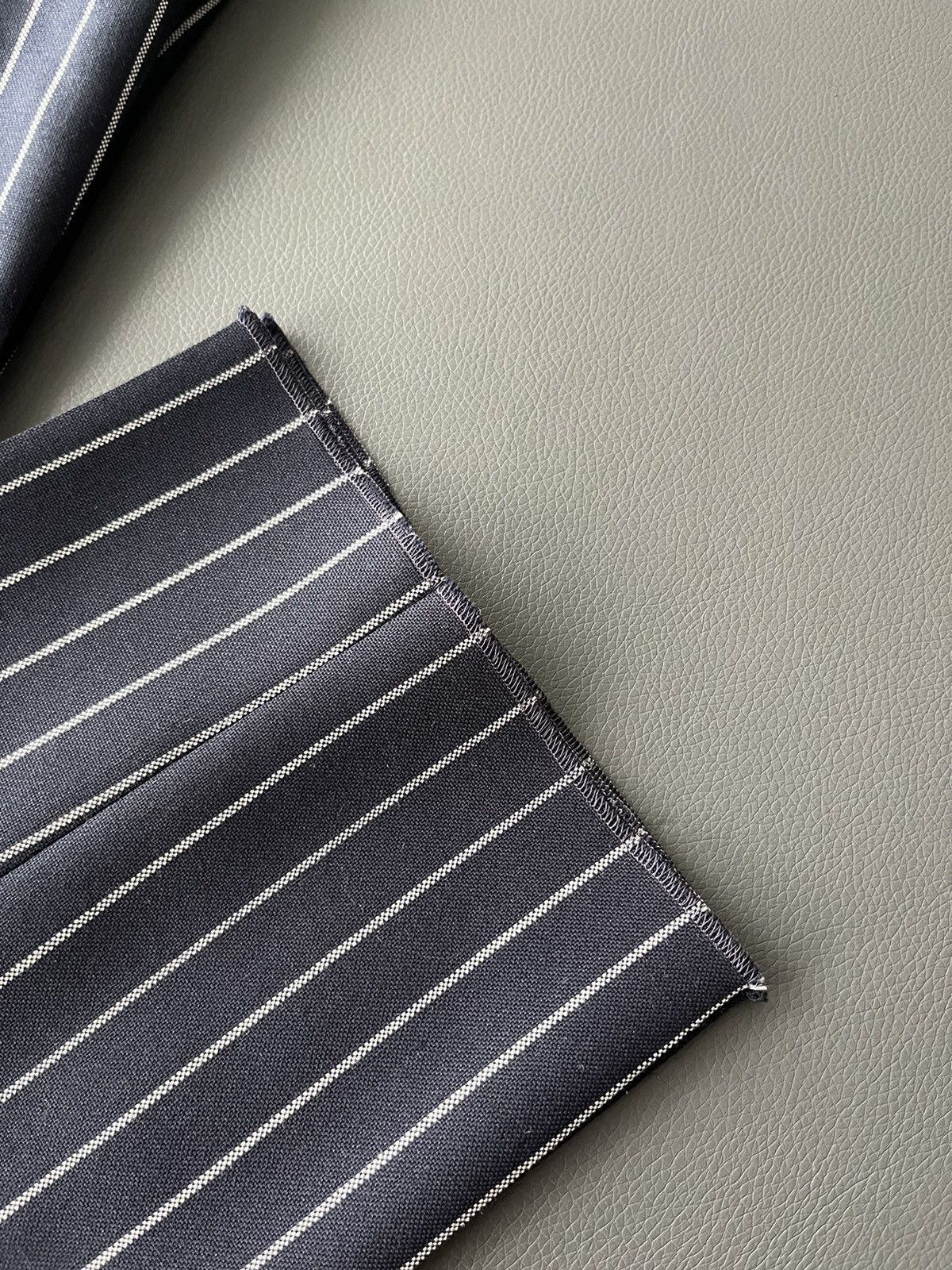 Celine × Hedi Slimane Rare Super Runway Brand New Celine by Hedi Wool Striped Pant Size US 34 / EU 50 - 15 Thumbnail