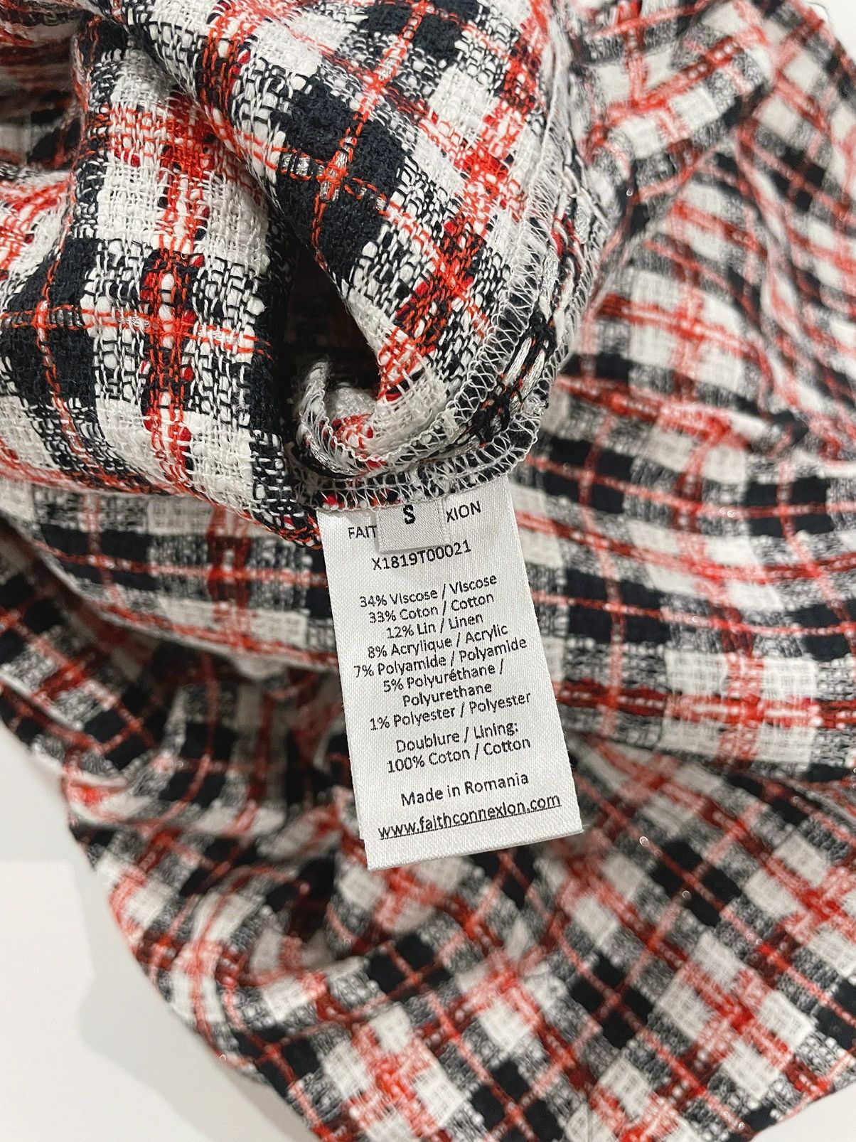 Faith Connexion Faith Connexion multicolor navy-red tweed shirts Size US S / EU 44-46 / 1 - 7 Thumbnail
