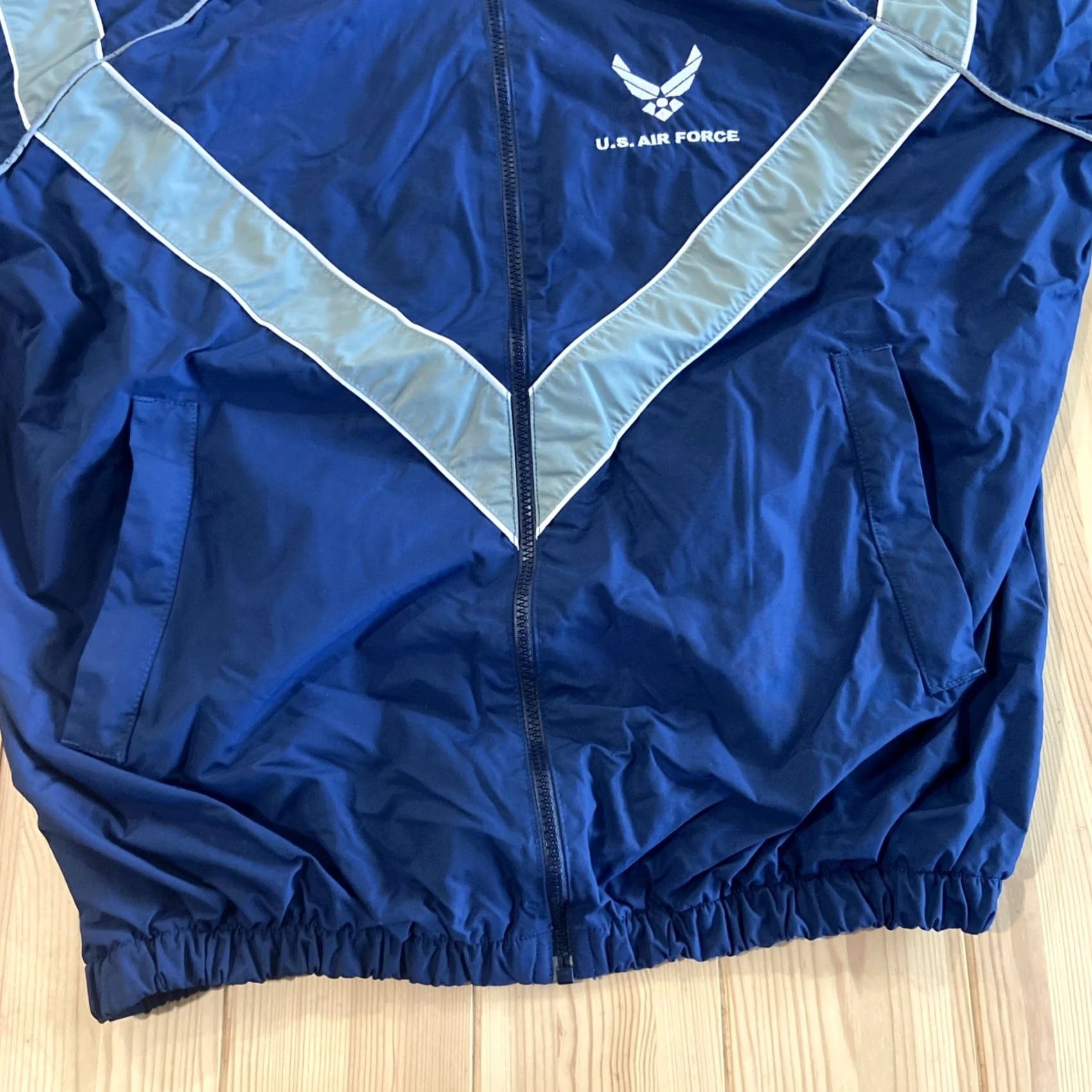 Vintage VINTAGE SKILCRAFT Jacket Hooded Bomber US Air Force Y2K Medium M Blue Embroidered Men Size US M / EU 48-50 / 2 - 6 Thumbnail