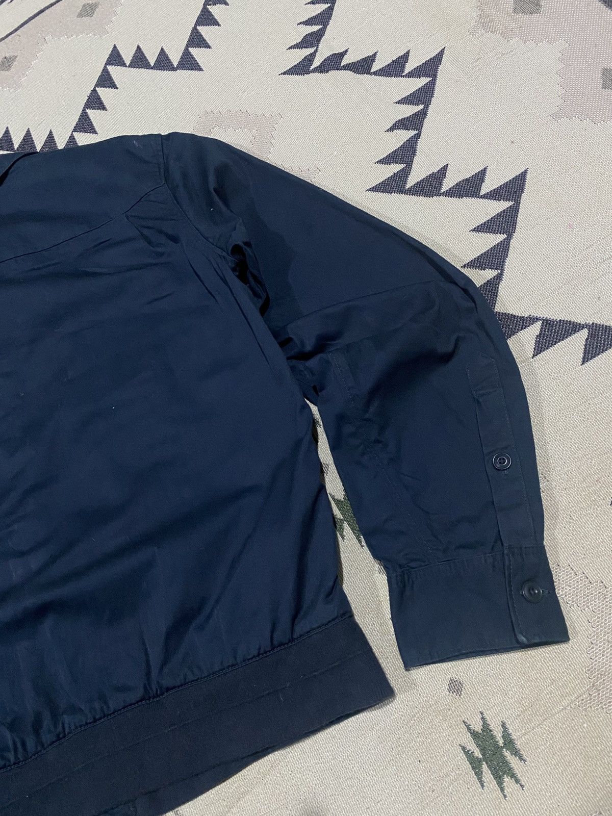 Lemaire × Uniqlo 2000s UNIQLO CHRISTOPHER LEMAIRE COTTON NAVY LIGHT JACKET Size US S / EU 44-46 / 1 - 11 Thumbnail