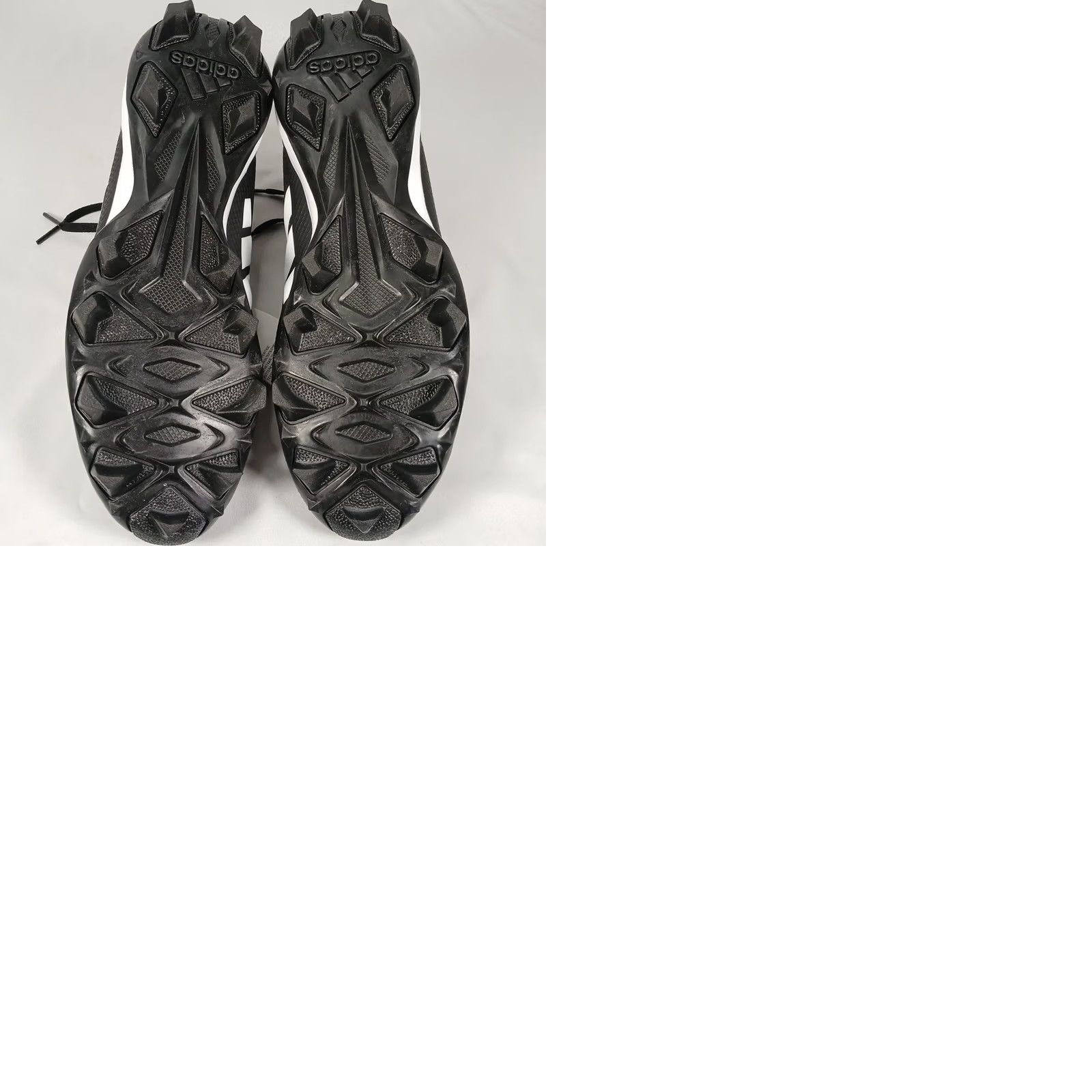 Adidas Adidas Adizero Impact 2.0 MD Mens Football Cleats Black White Size 10 New With Tags Size US 10 / EU 43 - 9 Thumbnail