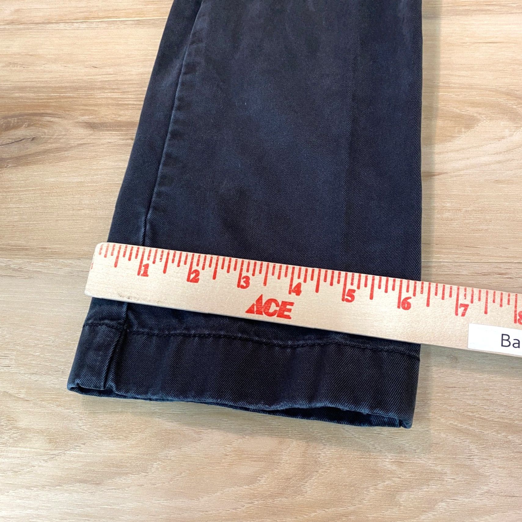 J.Crew J.Crew 484 Slim Fit Chino Pants Mens 31 x 30 Black Cotton Twill Size US 31 - 7 Thumbnail