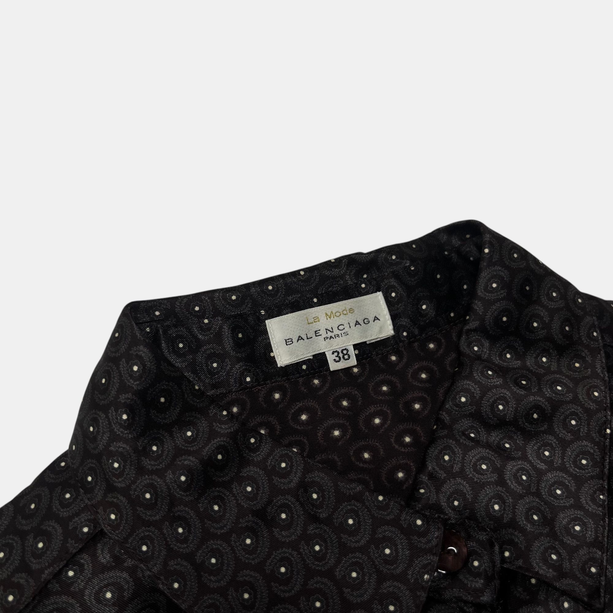 Balenciaga Balenciaga La Mode Women's Button Up Shirt Size S / US 4 / IT 40 - 4 Thumbnail