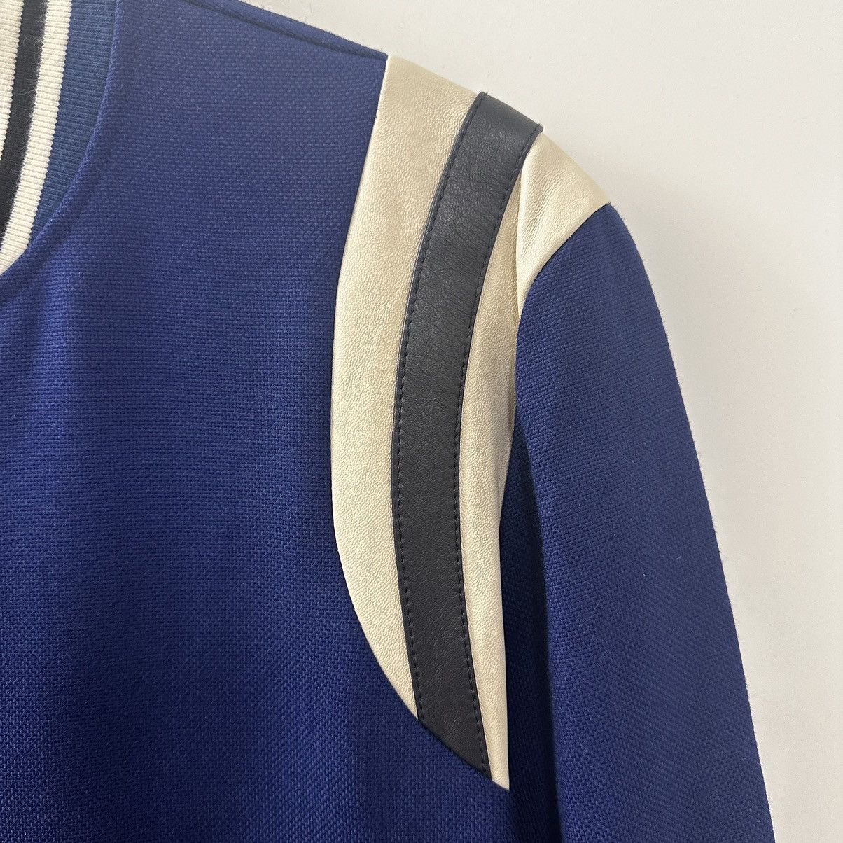 Paul Smith Rare High Quality Paul Smith Wool Lambskin Varsity Jacket Size US S / EU 44-46 / 1 - 4 Thumbnail
