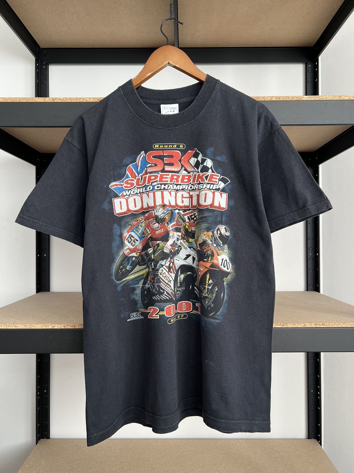Vintage Vintage 2001 Superbike World Championship SBK Motocross Tee Size US L / EU 52-54 / 3 - 1 Thumbnail