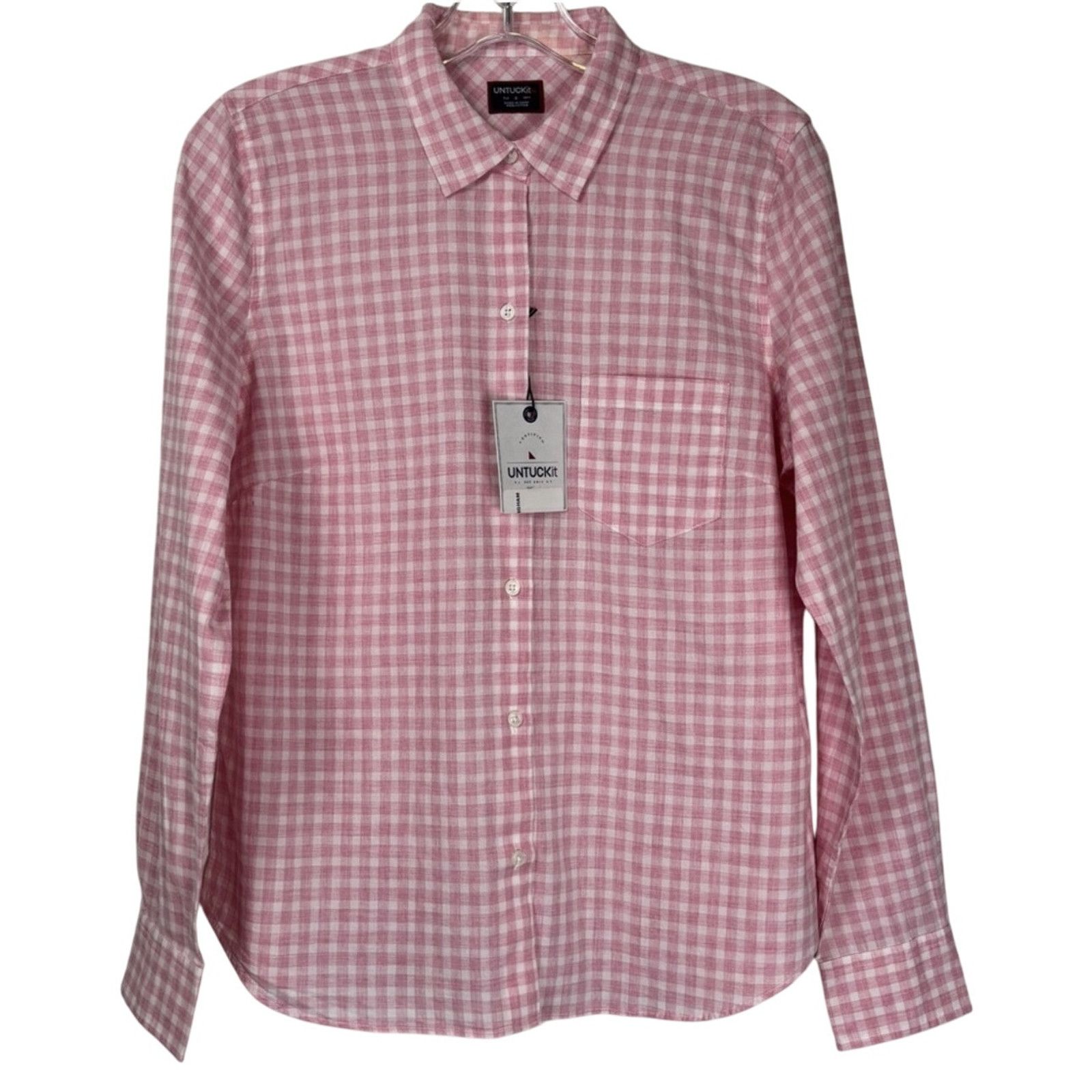 UNTUCKit UNTUCKIT Calina Gingham Button Up Size 8 Size S / US 4 / IT 40 - 2 Thumbnail