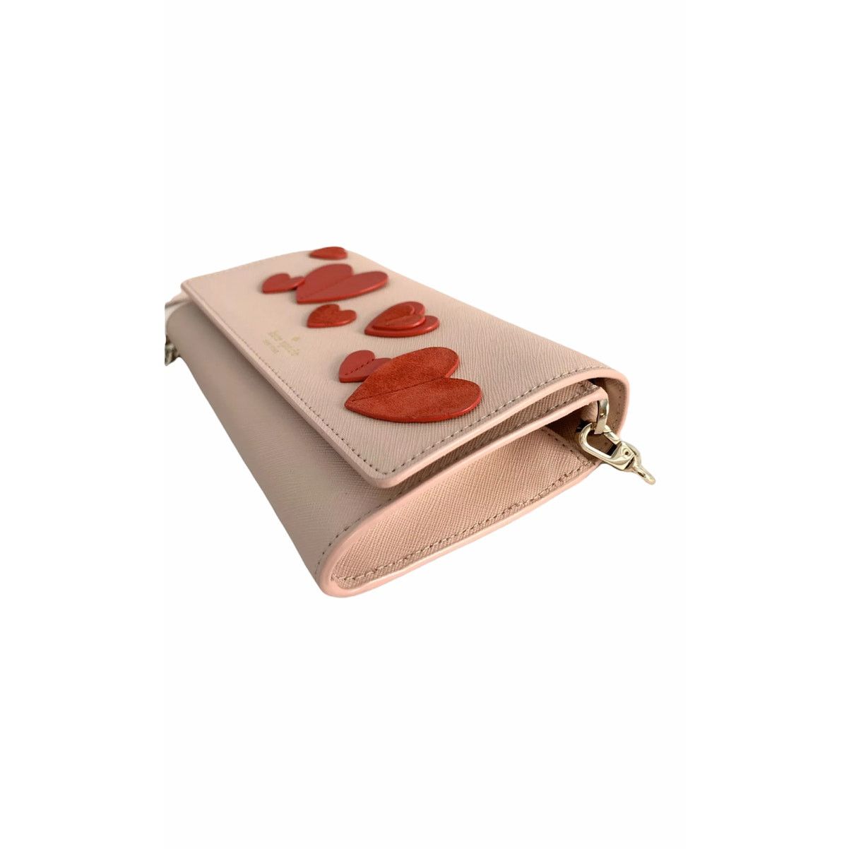 Kate Spade Kate Spade New York Heart Vellum Pink Red Hearts Crossbody Size ONE SIZE - 3 Thumbnail