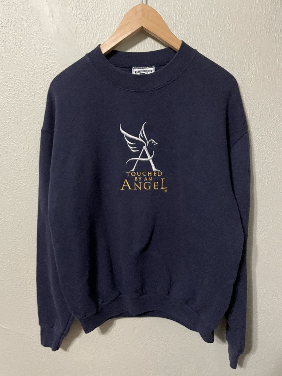 Vintage Vintage Crewneck Touched by An Angel Vintage Sweatshirt Size US M / EU 48-50 / 2 - 1 Thumbnail