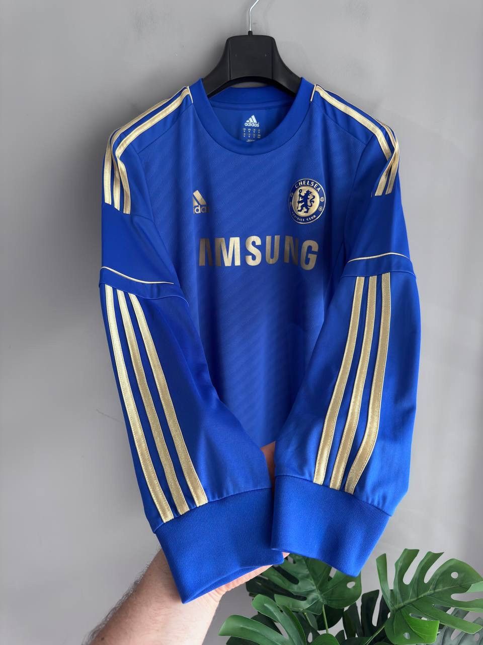 Adidas Chelsea FC 2012/13 Home Long Sleeve Soccer Jersey, Size M Size US M / EU 48-50 / 2 - 11 Thumbnail