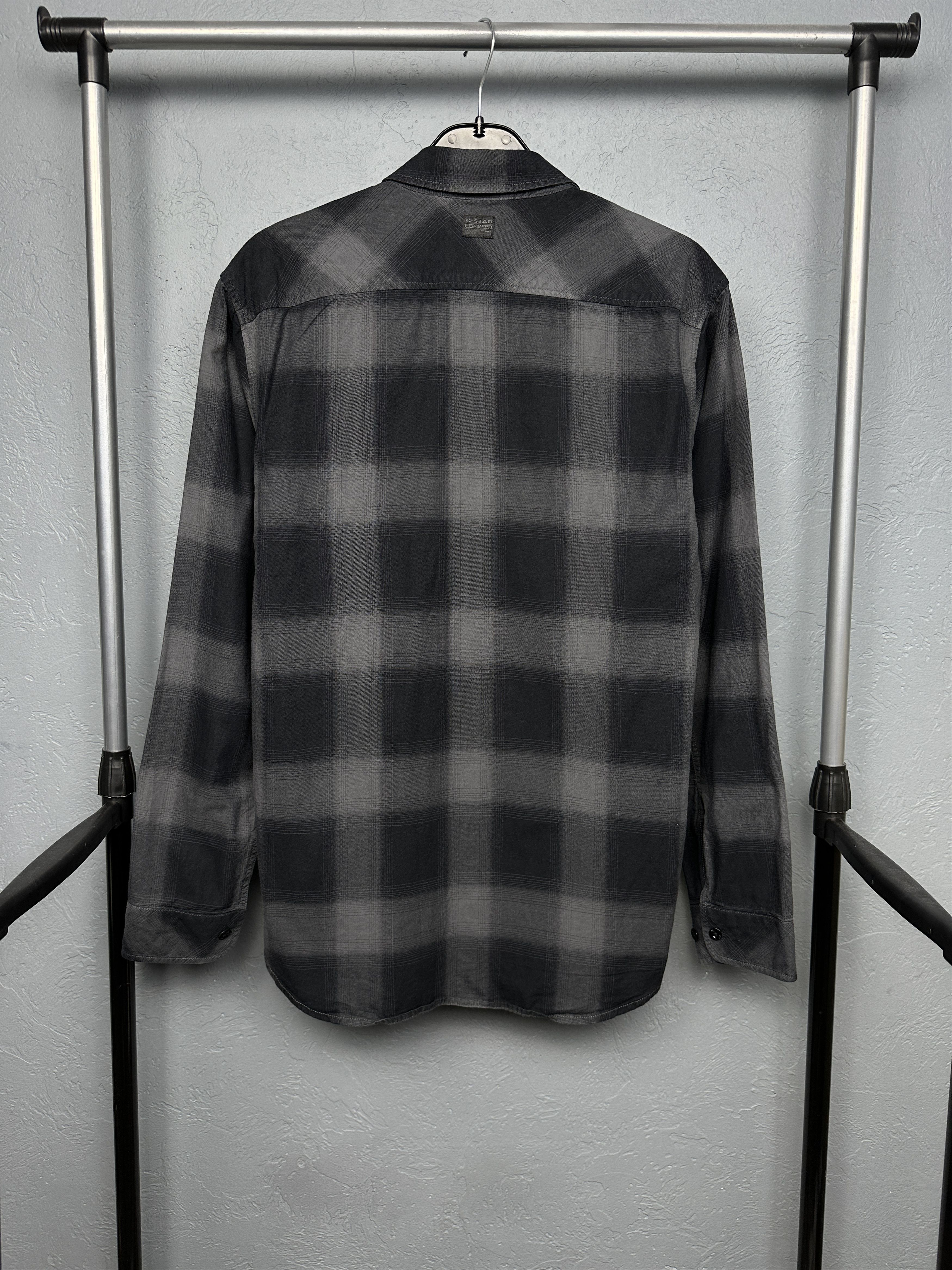 G-Star G Star Raw Marine Slim Mens Flannel Plaid Shirt Size US L / EU 52-54 / 3 - 6 Thumbnail