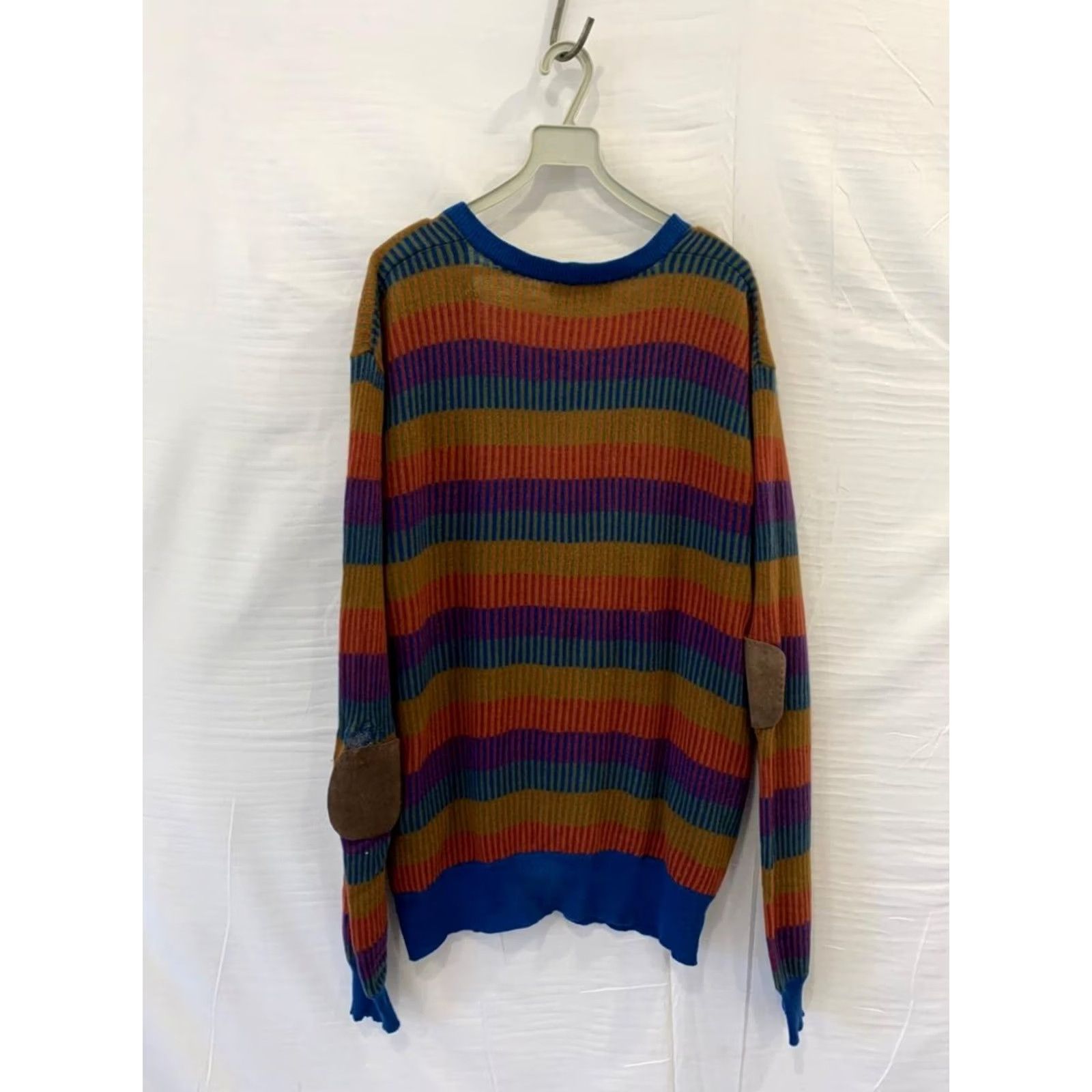 Missoni Missoni Uomo Multicolor Striped Cardigan Sweater Mens XL Italy Luxury Knit Cardigan Wool V-Neck Size US XL / EU 56 / 4 - 2 Thumbnail