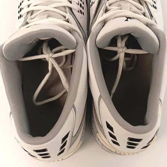 Jordan Brand Jordan Men's Flight 23 Cement 'White Black' Sneakers- US13 Size US 13 / EU 46 - 11 Thumbnail