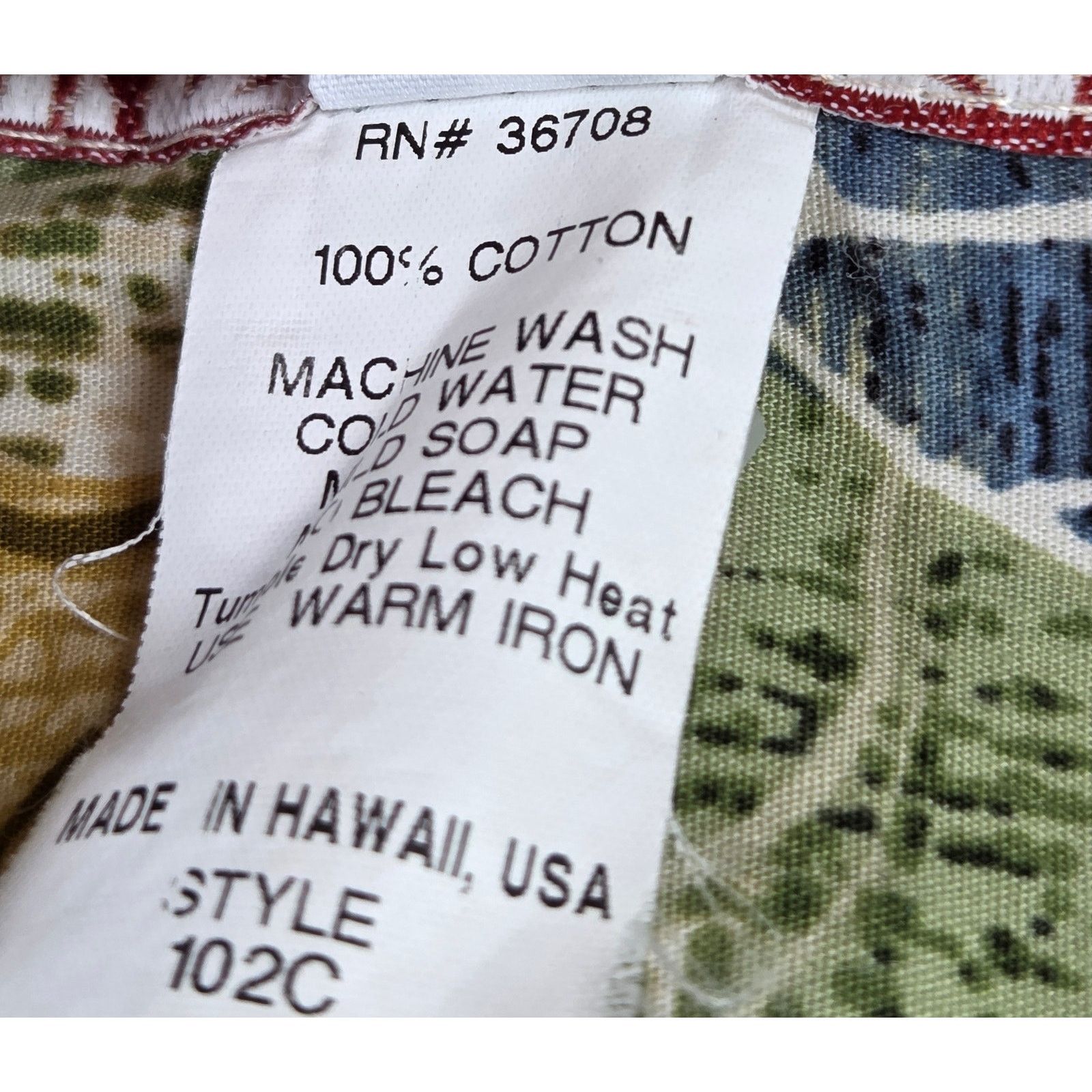 Other RJC Hawaii Aloha Shirt Mens Small Cotton Tropical Size US S / EU 44-46 / 1 - 5 Thumbnail