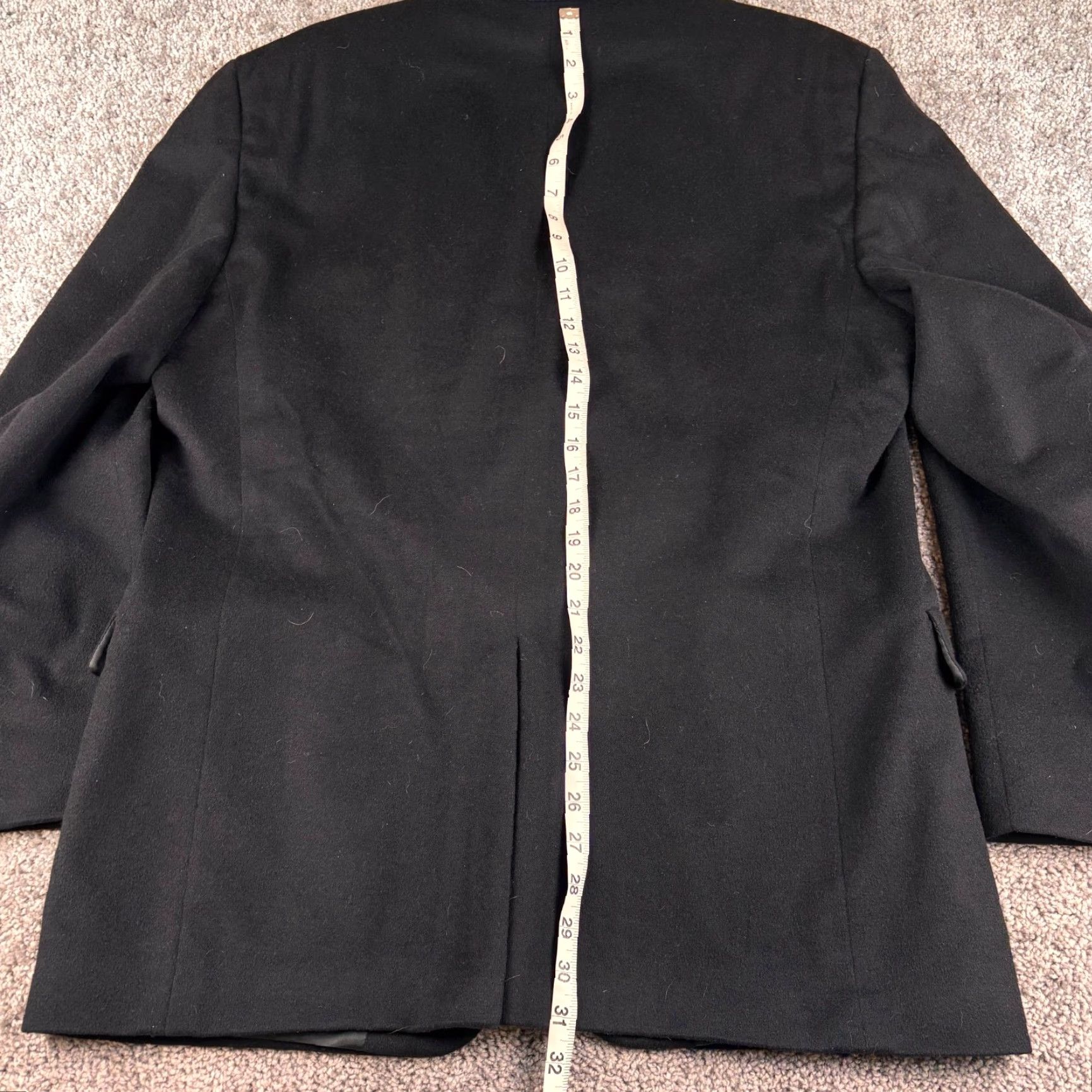 Jos. A. Bank VINTAGE Jos. A. Bank Blazer Mens 44R Black 2 Button 100% Cashmere Dinner Sport Coat Jacket Size 44R - 5 Thumbnail