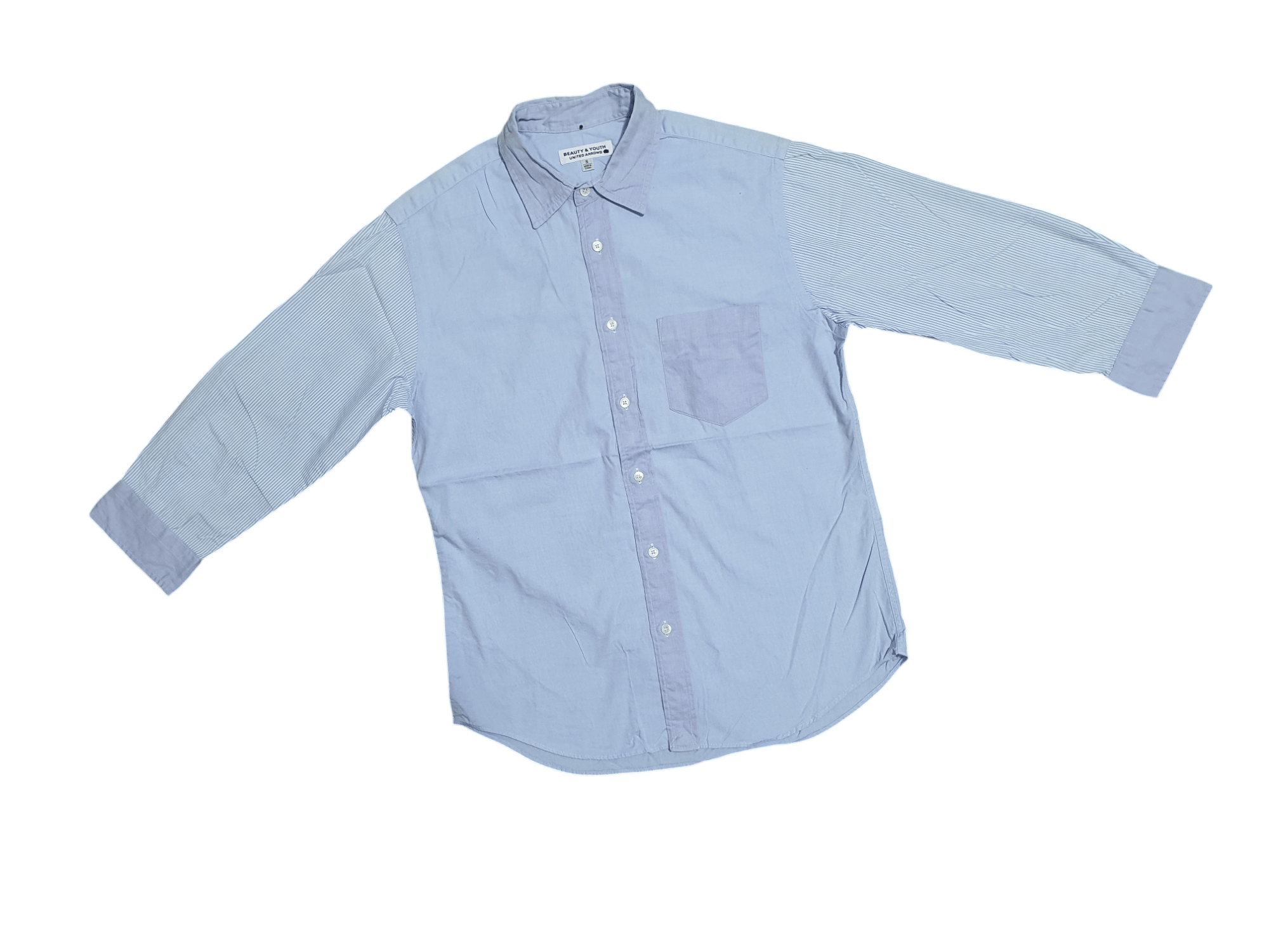 BEAUTY&YOUTH × Japanese Brand BEAUTY&YOUTH 18.5”/26” QUARTER SLEEVE SHIRT Size S / US 4 / IT 40 - 7 Thumbnail
