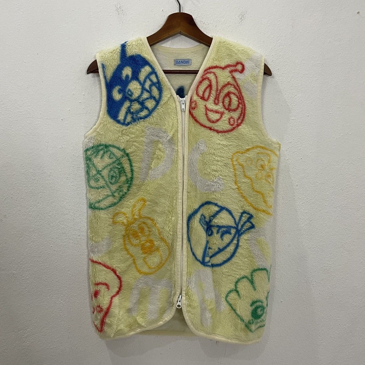 Anime Vintage Bandai Anpanman Fleece Sleeveless Size US S / EU 44-46 / 1 - 7 Thumbnail