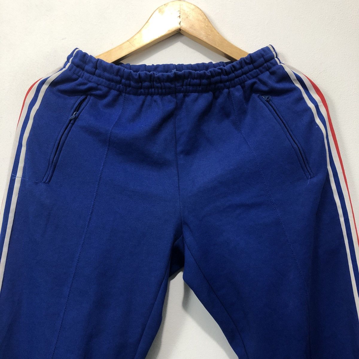 Vintage Vintage 80s Adidas Ventex Track Pants Made in France Size US 30 / EU 46 - 4 Thumbnail