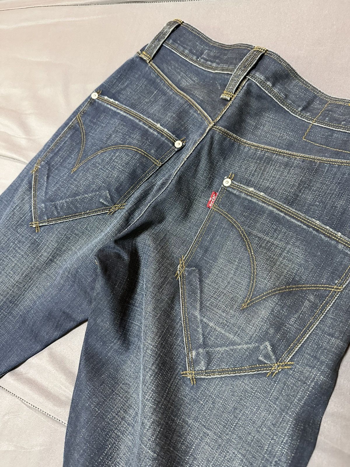 Levi's Vintage Clothing Levi’s Engineered Jeans “Guys Iconic” Brutal Blue NOS Size US 27 - 5 Thumbnail