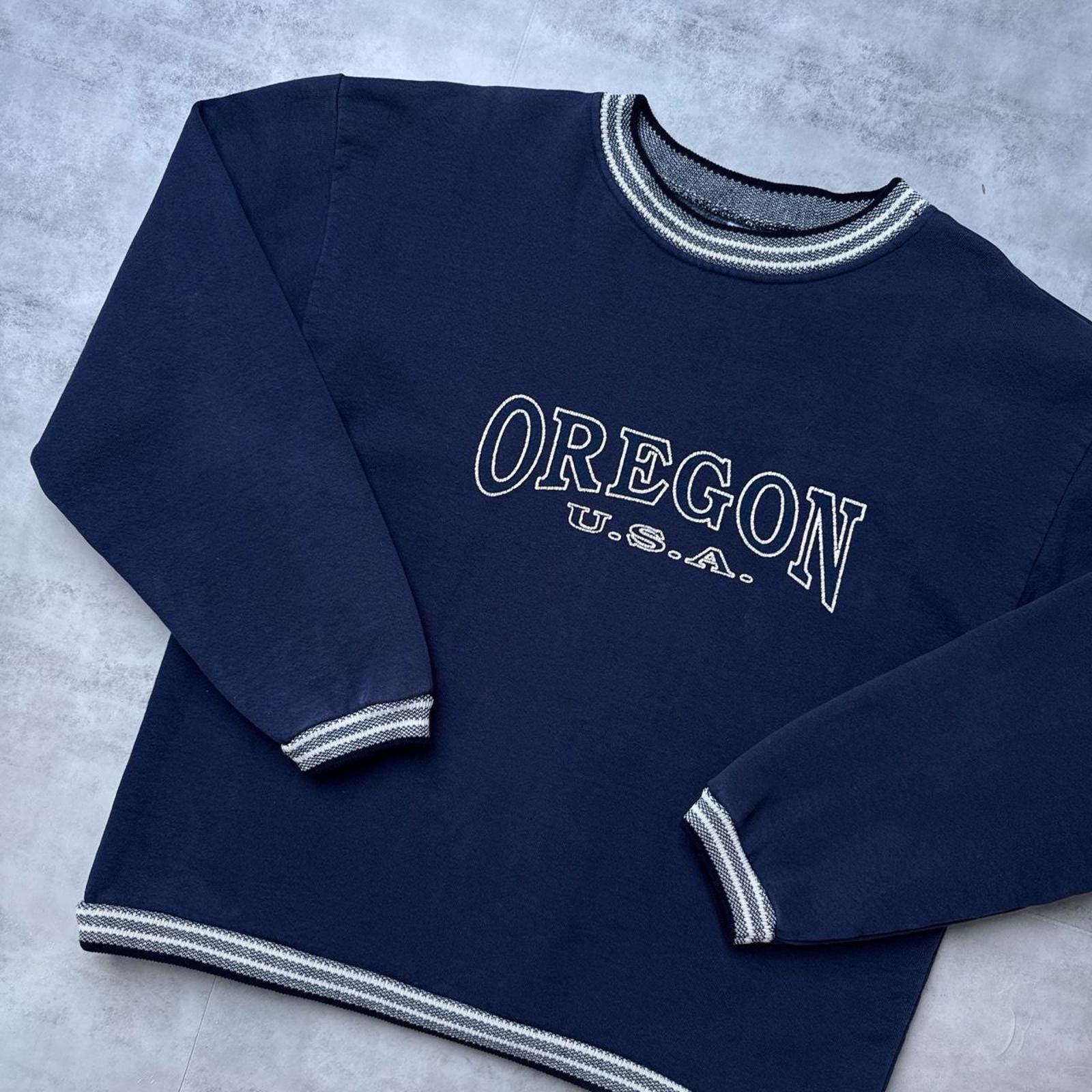 Other Y2K Oregon USA Vintage 00s Sweatshirt Size US L / EU 52-54 / 3 - 3 Thumbnail