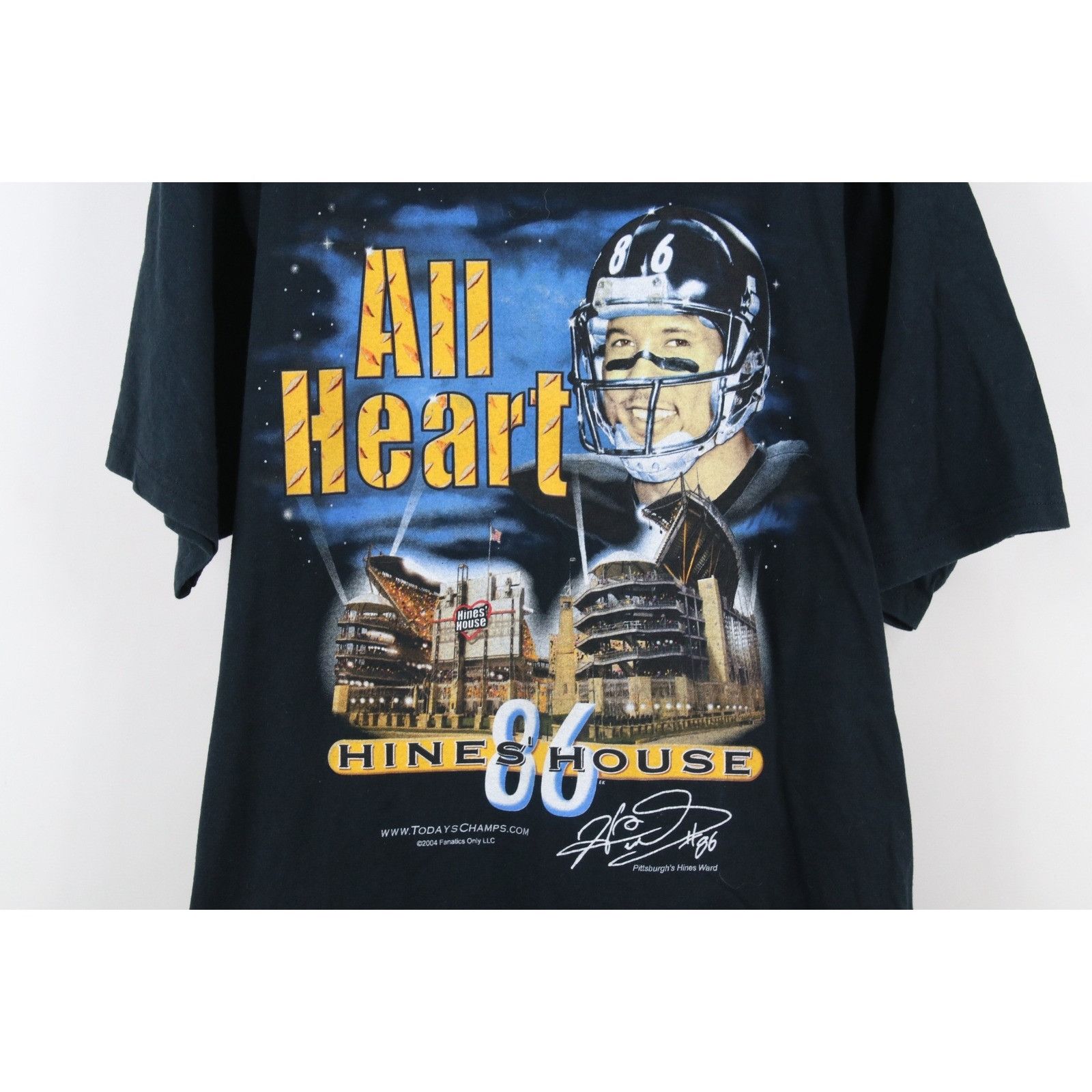 Vintage Vintage Y2K 2004 Hines Ward Pittsburgh Steelers T-Shirtrs F Size US L / EU 52-54 / 3 - 4 Thumbnail