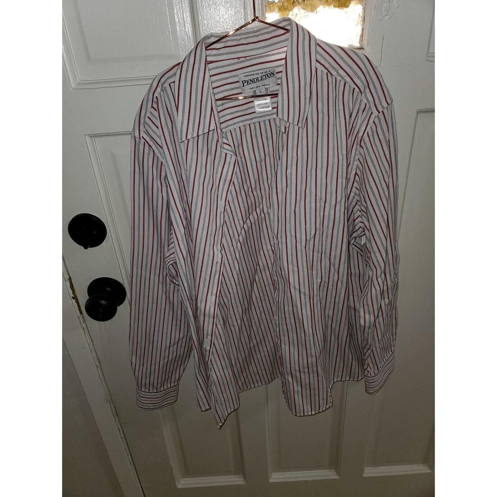 Pendleton Pendleton Striped Cotton Button Down Shirt Mens Large Size US L / EU 52-54 / 3 - 3 Thumbnail