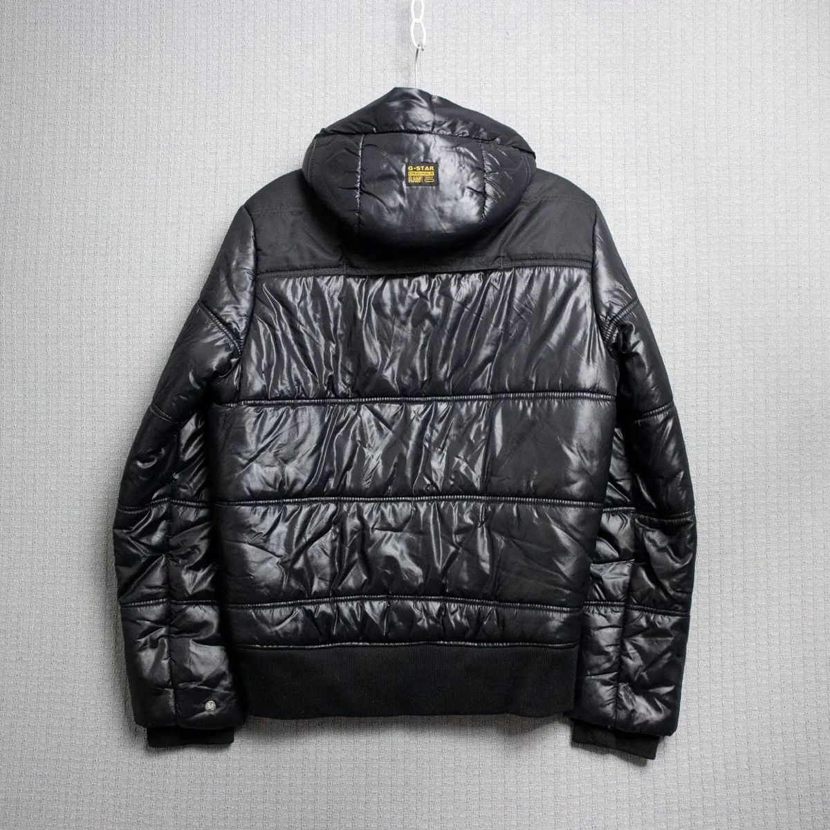 G-Star G Star Raw Shiny Down Puffer Detachable Hood Drill Jacket Size US XL / EU 56 / 4 - 3 Thumbnail