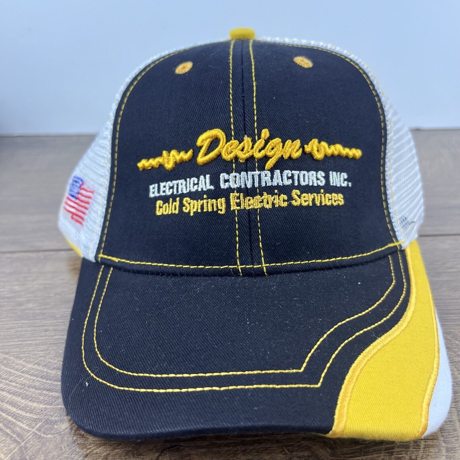 Other Design Electrical Contractors Hat Black Cap Hat Adjustable H Size ONE SIZE - 1 Thumbnail